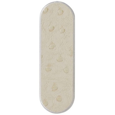Phone Fin Finger Grip Exotic Series Ostrich - Tan