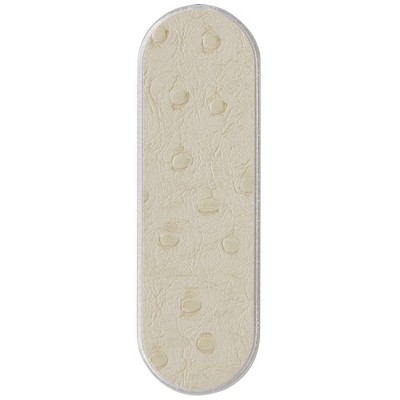 Phone Fin Finger Grip Exotic Series Ostrich - Tan