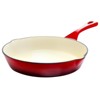 Artisan 8 Inch Skillet - Round - Scarlet Red - Enameled - Cast Iron - O/S - Color Sticker - 4 of 4