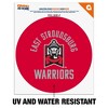 East Stroudsburg University of Pennsylvania Warriors Logo Automotive Car Window Locker Circle Bumper Sticker - 2 of 4