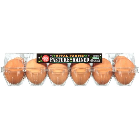 Vital Farms Pasture Raised Large Eggs - 18ct : Target