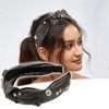 Unique Bargains Women's Sparkle Bling Mesh Faux Pearl Rhinestone Padded Headband 1.3 Inch Wide 1 Pc - 2 of 4