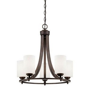 Millennium Lighting Bristo 5 - Light Chandelier in  Rubbed Bronze - 1 of 2