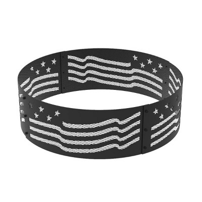 Decorative Fire Ring Stars & Stripes - Blue Sky Outdoor Living