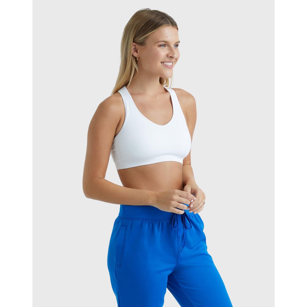 Hanes Sport Women's Seamless Racerback Sports Bra, 3-Pack - thumbnail 9