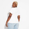 Women's Two Shaded Beauty Short Sleeve Graphic T-Shirt - Off-White - 2 of 3