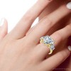 Pompeii3 Certified 5Ct Heart Shape Diamond Engagement Ring 14k Gold or Platinum Lab Created - Size 7 - 3 of 4