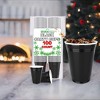 Durameg Black Disposable Large Plastic Cups for Party & Fun Pong Games - 16 oz 100 Pack - 2 of 4