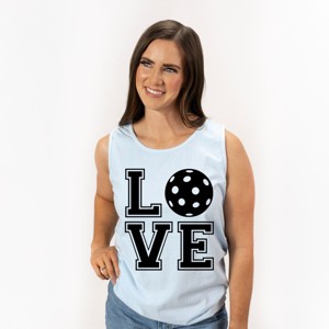 Simply Sage Market Pickleball Love Garment Dyed Tank - 1 of 3