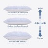 Aghana Digitals King Size Cooling Pillows Set of 2, Adjustable Loft for All Sleepers - 3 of 4