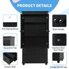 NicBex 62.7 Inch Tall Bathroom Storage Cabinet,Large Storage Cabinet with 3 Drawers and 2 Doors - 4 of 4