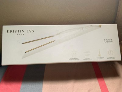 Kristin Ess Titanium Flat Iron Hair Straightener And Curler Dual Voltage 1.25 Target