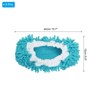 Unique Bargains Washable Multifunctional Floor Cleaning Chenille Mop Slippers - 2 of 4