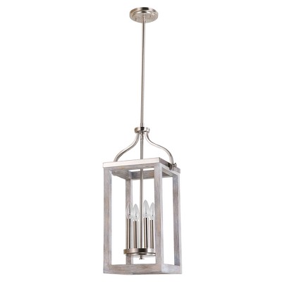 Montrose 4 Light Pendant Silver - EGLO