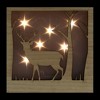 Northlight LED Lighted Deer with Stars Wooden Christmas Box - 9.75" - 4 of 4