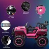 24V Ride-On Car Toys, Remote Control 4-Wheels Electric Power Car for Toddlers Kids Boys & Girls, 2-Seater Motorized Ride-On Vehicle - 4 of 4