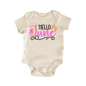 Hello June - Baby Boy Girl Clothes Infant Onesie® Funny Cute GS1 - 1 of 1