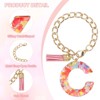 Unique Bargains Epoxy Resin Colorful Glittery Tassel Sports Water Bottle Accessories Letter Charm 1 Pc - 3 of 4