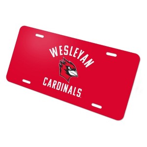 Wesleyan University Cardinals Logo Novelty Metal Vanity Tag License Plate - 1 of 4