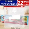 Slider Storage Bags, Zippered Fresh-keeping Bag, Heavy Duty Food Sorting Storage Bag, Food Preservation Sealed Bag - 2 of 4