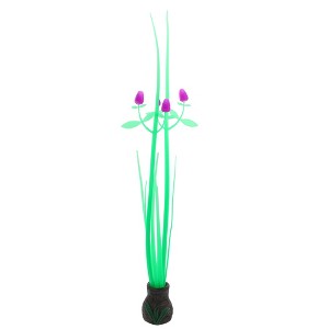 Unique Bargains Silicone Aquarium Simulation Coral Orchid Flower Fish Tank Landscape Decoration - 1 of 4