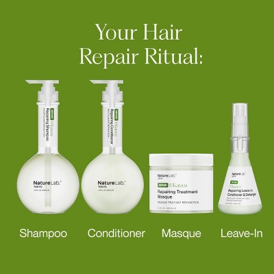 NATURELAB. TOKYO Kaizen Damage Repair Shampoo Refill – Strengthening + Deep Hydration, Soft + Healthy Hair, 22.9 fl oz