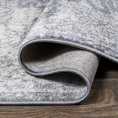 Modern Persian Fusion 8' x 10' Gray Synthetic Area Rug