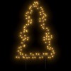 VidaXL Christmas Light Decoration with Spikes Tree 115 LEDs 35.4 in. - 3 of 4