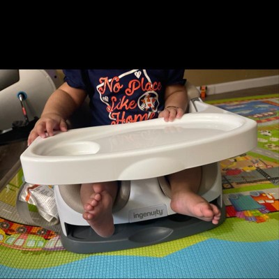 Ingenuity Baby Base 2-in-1 Booster Feeding And Floor Seat With Self-storing  Tray - Cashmere : Target