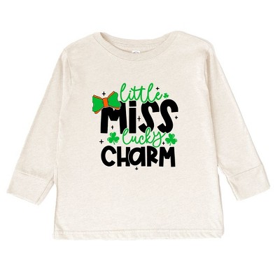 The Juniper Shop Little Miss Lucky Charm Toddler Long Sleeve Tee