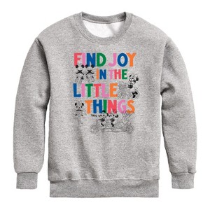 Boys' - Disney - Find Joy Graphic Long Sleeve Fleece Sweatshirt - 1 of 4