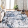 Abstract Machine Washable Rug with Non Slip Backing Ultra-Thin Non Shedding Stain Resistant Indoor Carpet for Living Room Bedroom Dining Room - 2 of 4