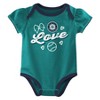 MLB Seattle Mariners Infant Girls' 3pk Bodysuit - 3 of 4