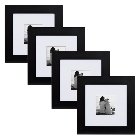 Thin Gallery Matted Photo Frame Black - Project 62™ : Target