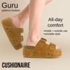 CUSHIONAIRE Women's Guru Genuine Leather footbed platform sandal with +Comfort, Wide Widths Available - 2 of 4