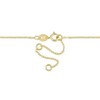 CREATED FOREVER  |   18k Yellow Gold Plated Sterling Silver 1/8 CT Lab Grown Diamond TW Necklace With Chain - 2 of 4