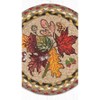 Earth Rugs Autumn Leaves Cotton Round Trivet – Farmhouse Seasonal Décor 10"x10" - 3 of 3