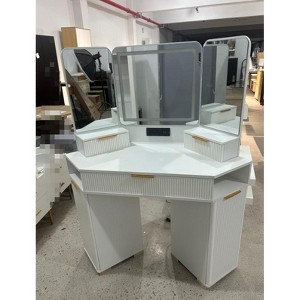 MDF Corner Wave-Door Vanity - 1 of 1