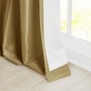 PAGED Faux Silk Blackout Curtains for Bedroom,Window Curtain Panel with Twisted Tab Top,Lined,Curtains for Living Room,Machine Washable - 4 of 4