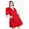 Women's Plus Size Nikola Dress - tango red | CITY CHIC - 4 of 4
