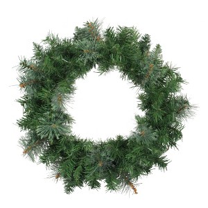 Northlight Mixed Cashmere Pine Artificial Christmas Wreath - 24" - Unlit - 1 of 3