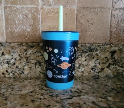 Contigo 12oz Stainless Steel Math Kids Spill-Proof Tumbler with Straw 1 ct