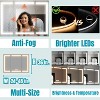 ONWITH Black Aluminum Recessed/Surface Mount Dimmable Medicine Cabinet with Mirror - 2 of 4