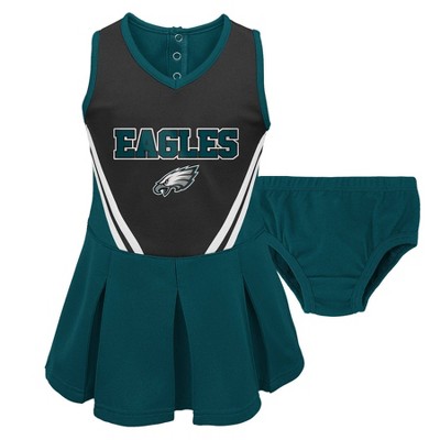 baby girl eagles cheerleader outfit