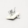 TopComfy Decorative Object Marble and Shiny Polish Woof Stocking Holder Stylish Accent for Holiday Decor, Silver, 3.5"*5.5"*4.5" - 3 of 4