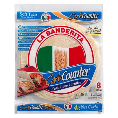 La Banderita Carb Counter White Tortillas - 11.9oz/8ct