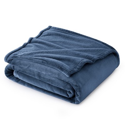 Bedsure | Flannel Blanket Solid 300GSM Soft Fuzzy Plush  Bed Blanket