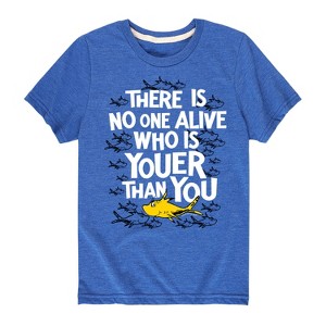 Boys' - Dr. Seuss - No One Is Youer Than You Short Sleeve Graphic T-Shirt - 1 of 4