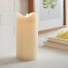 8" x 4" LED Flickering Flame Candle Cream - Threshold™ - image 2 of 3