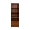 TIRAMISUBEST 70.87" Tall Bookshelf with Drawers and 4 Shelf for Home Office, Living Room - 4 of 4